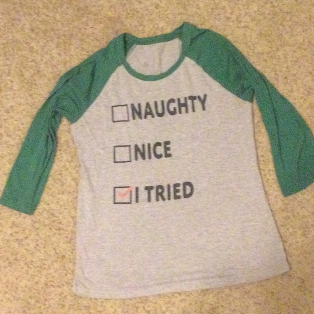 Christmas graphic tee. size medium